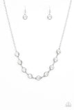 Paparazzi Necklace - Starlit Socials - White