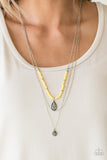 Paparazzi Necklace - Mild Wild - Yellow