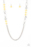Paparazzi Necklace - CACHE Me Out - Yellow