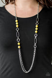 Paparazzi Necklace - CACHE Me Out - Yellow