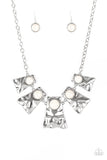 Paparazzi Necklace - Cougar - White