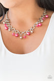 Paparazzi Necklace - Fiercely Fancy - Pink