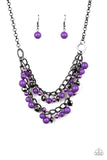 Paparazzi Necklace - Watch Me Now - Purple