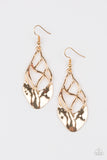 Paparazzi Earring - Super Swanky - Gold