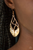 Paparazzi Earring - Super Swanky - Gold