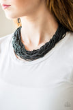 Paparazzi Necklace - The Show Must CONGO On! - Black