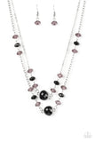 Paparazzi Necklace - Gala Glow - Black