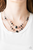 Paparazzi Necklace - Gala Glow - Black
