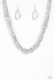 Paparazzi Necklace - The Speed of STARLIGHT - Silver