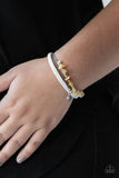 Paparazzi Bracelet - A PEACE Of Work - Yellow