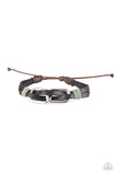 Paparazzi Bracelet - MOUNTAINEER Time Zone - Green