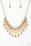 Paparazzi Necklace - Dont Forget To BOSS! - Gold