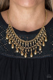 Paparazzi Necklace - Dont Forget To BOSS! - Gold