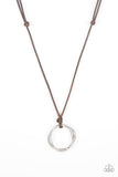 Paparazzi Necklace - Go To Your ROAM! - Brown