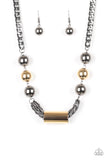 Paparazzi Necklace - All About Attitude - Black