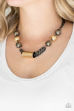 Paparazzi Necklace - All About Attitude - Black