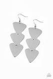 Paparazzi Earring - Terra Trek - Silver