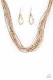 Paparazzi Necklace - Wide Open Spaces - Brown