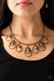 Paparazzi Necklace - Rustic Ritz - Brass