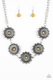 Paparazzi Necklace - Me-dallions, Myself, and I - Yellow