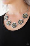 Paparazzi Necklace - Me-dallions, Myself, and I - Yellow