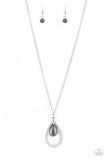 Paparazzi Necklace - Teardrop Tranquility - Black