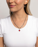 Paparazzi Necklace - Valuable Valor - Red