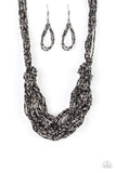 Paparazzi Necklace - City Catwalk - Black