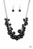Paparazzi Necklace - Glam Queen - Black