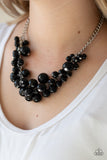Paparazzi Necklace - Glam Queen - Black
