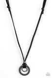 Paparazzi Necklace - Get To High Ground - Black