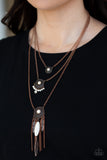 Paparazzi Necklace - Desert Daydream - Copper