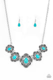 Paparazzi Necklace - Too Many Chiefs - Blue
