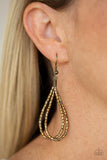 Paparazzi Necklace - Catwalk Queen - Brass