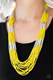 Paparazzi Necklace - Let It BEAD - Yellow