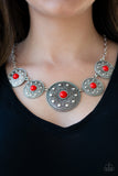 Paparazzi Necklace - Hey, SOL Sister - Red