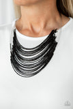 Paparazzi Necklace - Catwalk Queen - Black