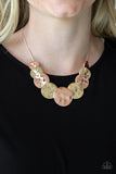 Paparazzi Necklace - A Daring DISCovery - Copper
