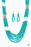 Paparazzi Necklace - Let It BEAD - Blue