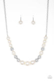 Paparazzi Necklace - Take Note - White
