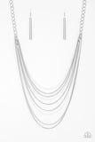 Paparazzi Necklace - Rebel Rainbow - White