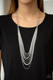 Paparazzi Necklace - Rebel Rainbow - White