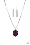 Paparazzi Necklace - Light As Heir - Purple