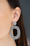 Paparazzi Earring - Miami Boulevard - Silver