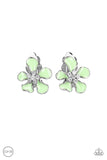 Paparazzi Earring - Island Iris - Green