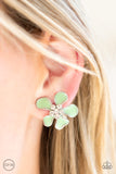 Paparazzi Earring - Island Iris - Green