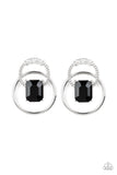 Paparazzi Earring - Dangerously Dapper - Black