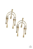 Paparazzi Earring - ARTIFACTS Of Life - Brass
