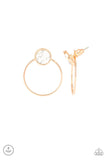 Paparazzi Earring - Simply Stone Dweller - Gold