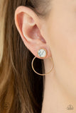 Paparazzi Earring - Simply Stone Dweller - Gold